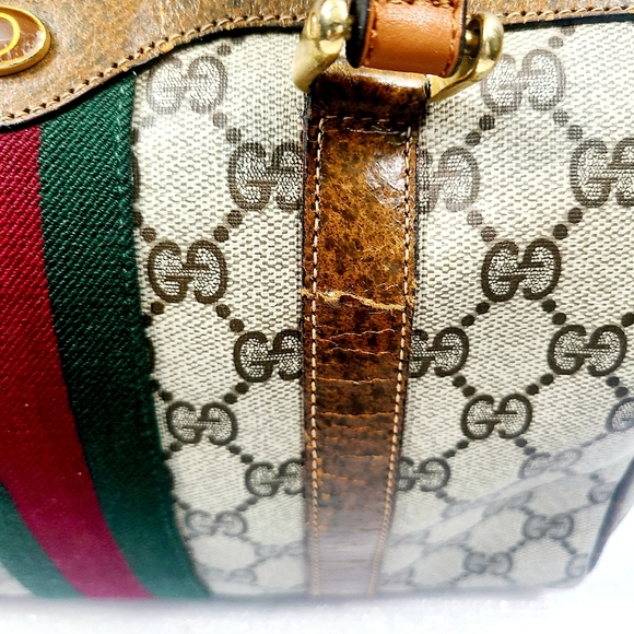 Gucci Leather Satchel Bag - Picture 9 of 11